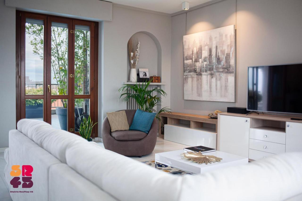 Stelvio Rooftop - Penthouse Skyline With Terrace And Jacuzzi Apartamento Milán